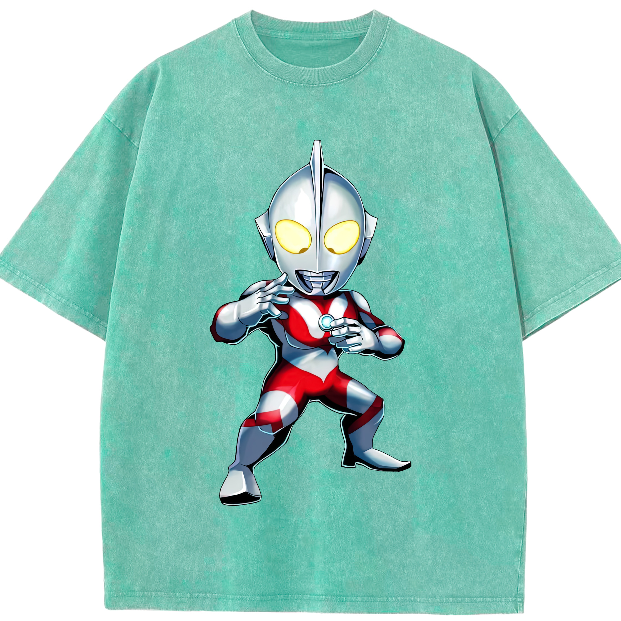（画像用） ウルトラマン Ultraman 綿100% ヴィンテージ風 半袖Tシャツ（フロントプリント）